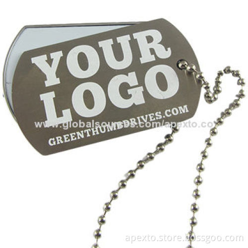 Metal Keyring USB Flash Drive w/ Anti-shock and Moisture Resistance, Supports Plug-and-play Function